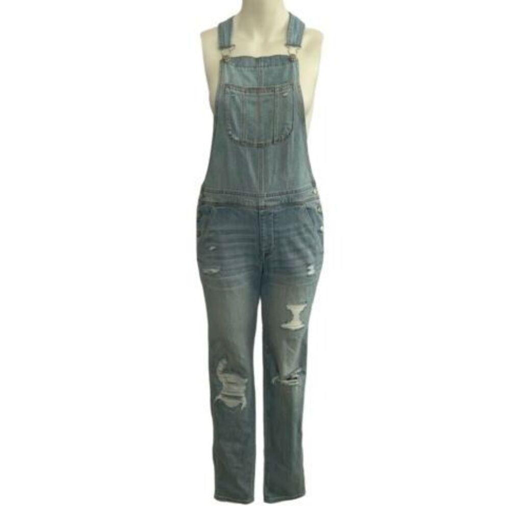 American Eagle Outfitters Overalls Distressed TomGirl XS - Picture 3 of 12